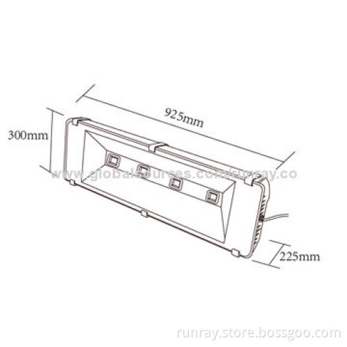 300W LED Tunnel Light, High-power, 80lm/W, Easy Installation, Good Heat-sink, CE, RoHS and TUV MarksNew